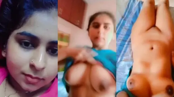 Cute Girl showing Big Boobs and Pussy