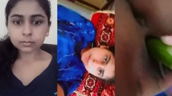 Desi Girl Cucumber in her Pussy Video